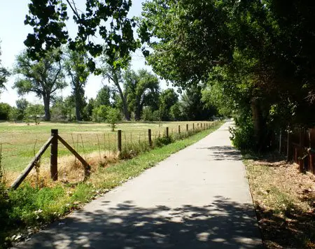 Typical recreational trail