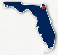 Jacksonville, Florida map area