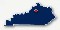 Frankfort Kentucky map area
