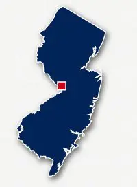 Trenton, New Jersey map area